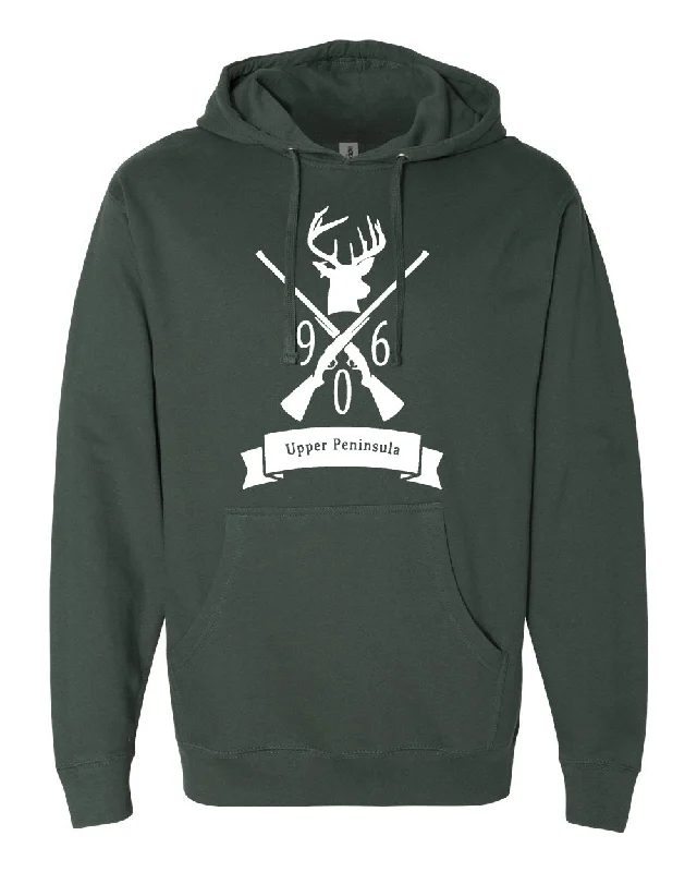 906 Deer Midweight Hooded Sweatshirt