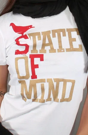 State of Mind (Women's White/Gold Tee)