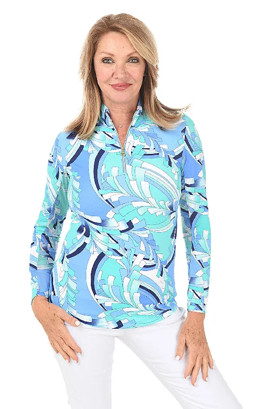 Blue St. Barths UPF50+ Sun Shirt