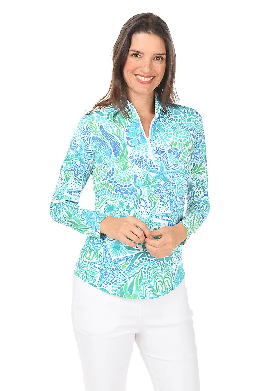 Periwinkle Starfish UPF50+ Sun Shirt