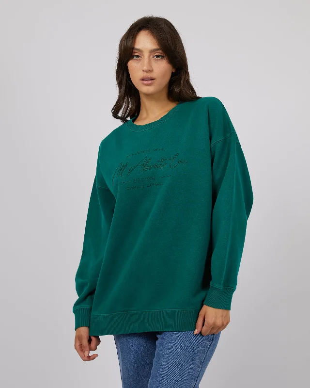 All About Eve Classic Crew Emerald