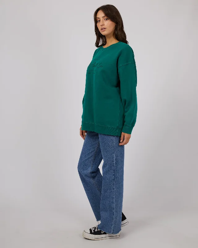 All About Eve Classic Crew Emerald