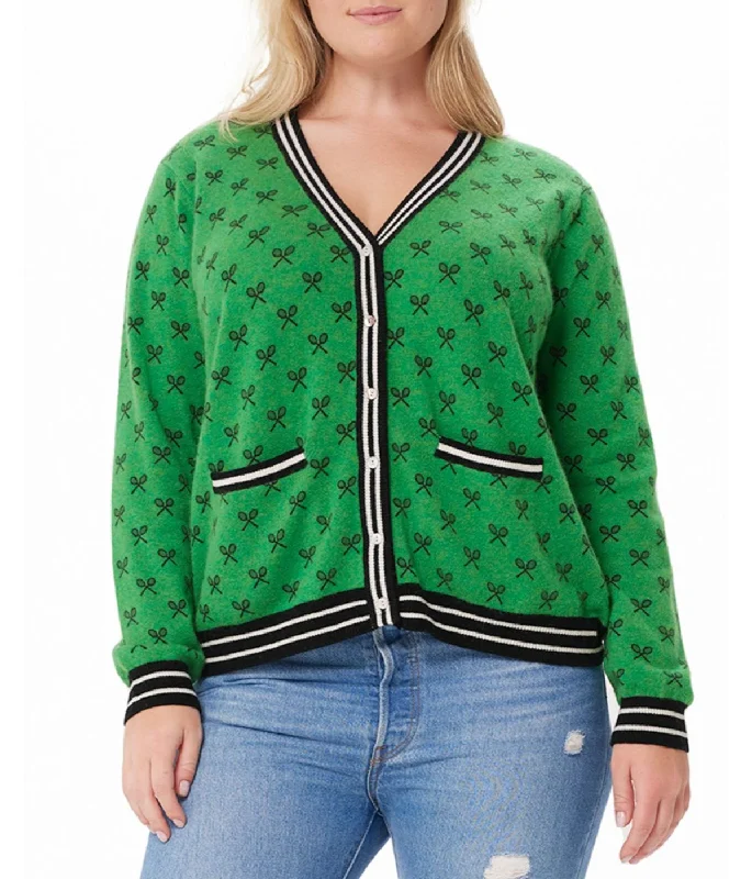 Cashmere Tennis Club Cardigan Golf Green