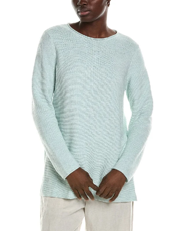 EILEEN FISHER Jewel Neck Tunic