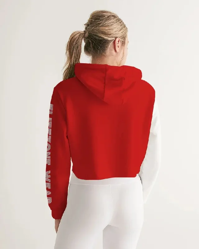 FIRE ZONE Women's Cropped Hoodie