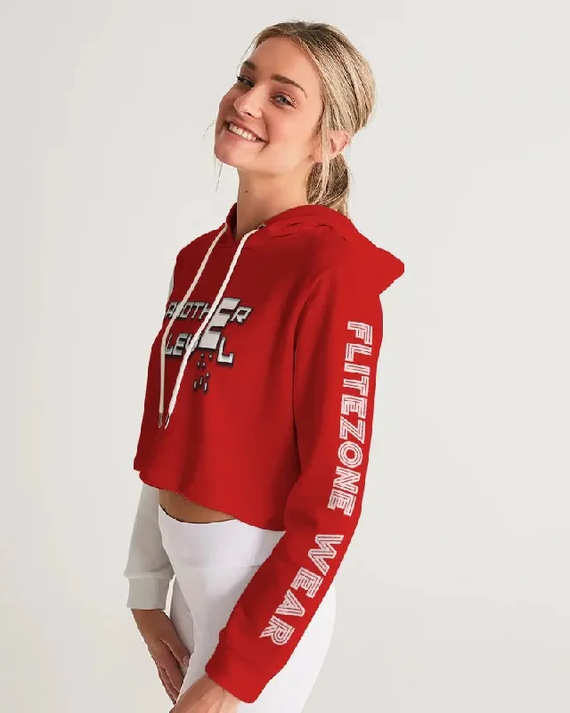 FIRE ZONE Women's Cropped Hoodie