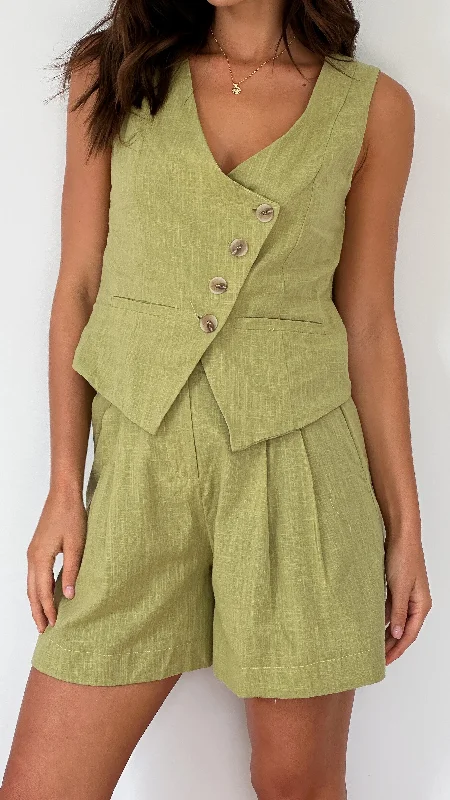 Hakulani Vest - Olive