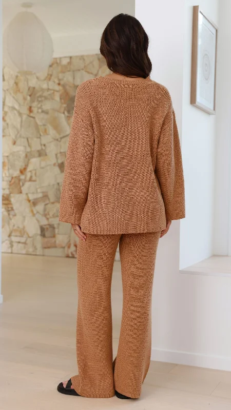 Jachai Knitted Jumper - Mocha