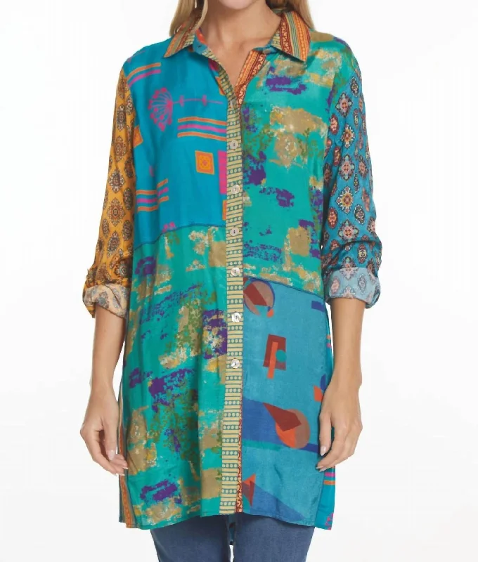 Music Man Tunic In Multi