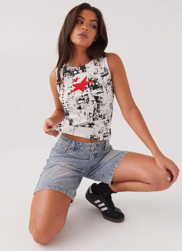 Skipper Graphic Tank Top - Editorial