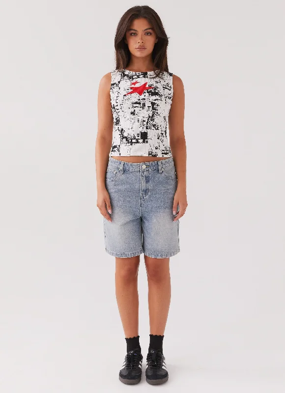 Skipper Graphic Tank Top - Editorial