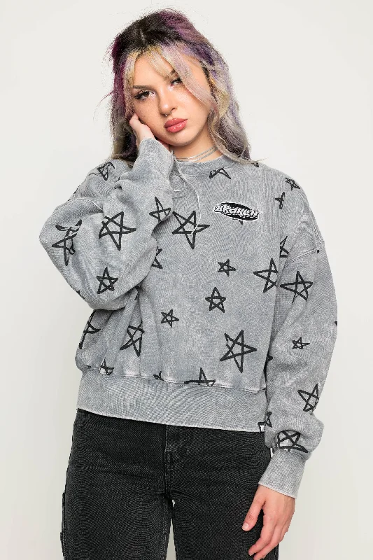 Chuck Crew Neck Sweatshirt Dark Grey