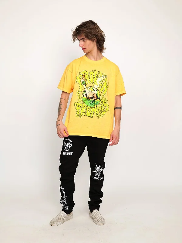 Stop Trippin Tee Yellow