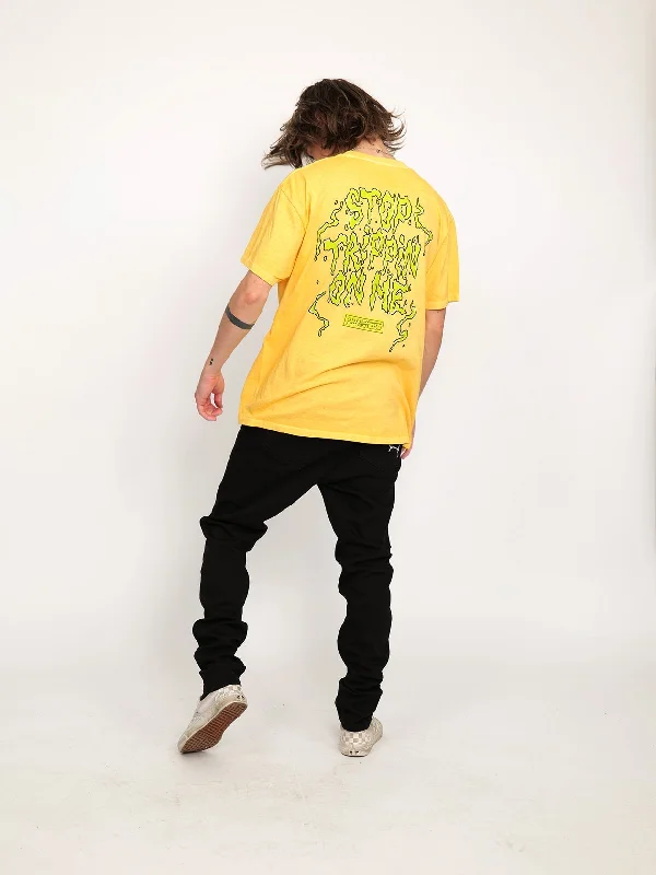 Stop Trippin Tee Yellow