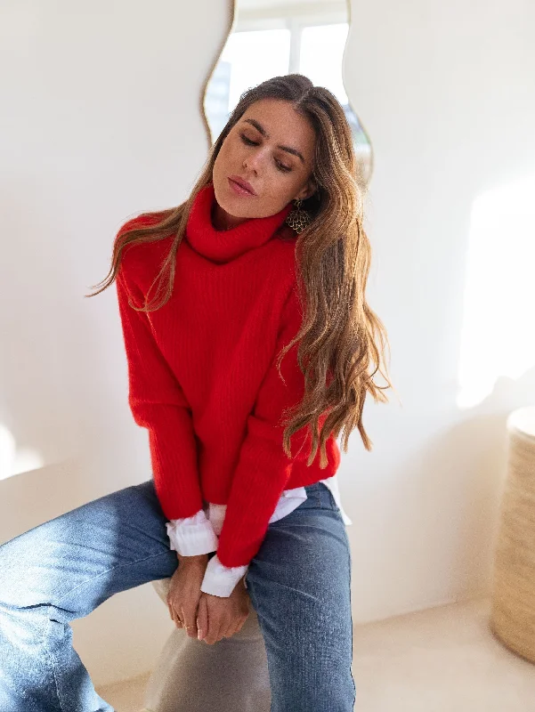 Red Thibaut Sweater