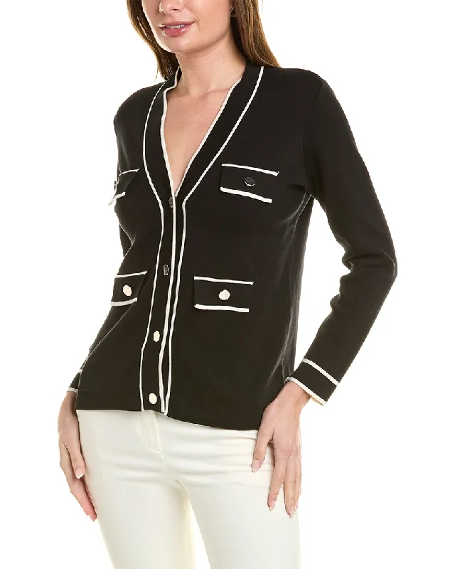 Anne Klein Tipped Cardigan