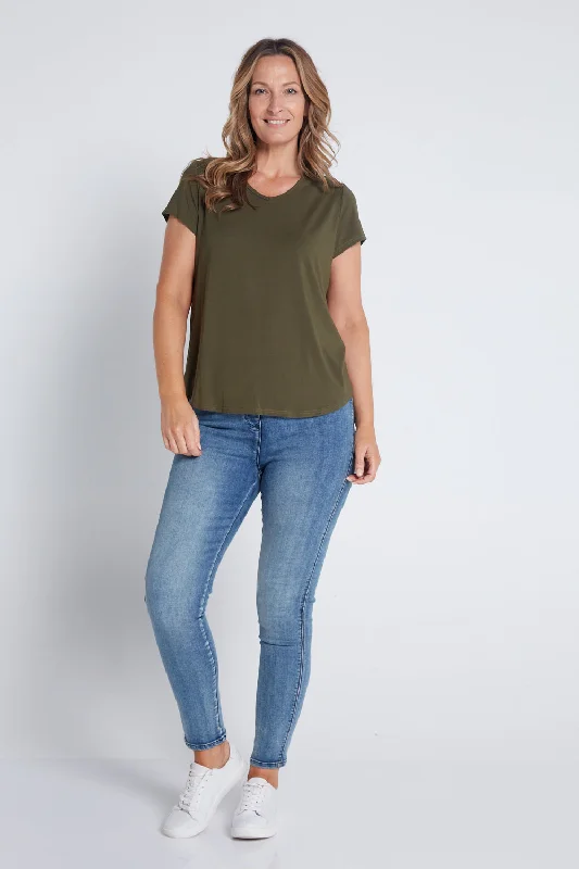 Bamboo Tee - Olive