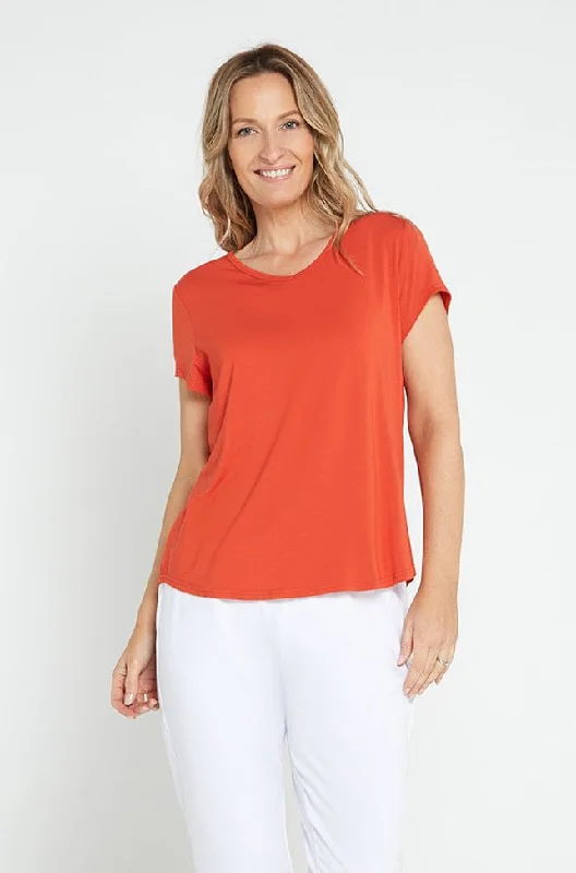 Bamboo Tee - Tangerine