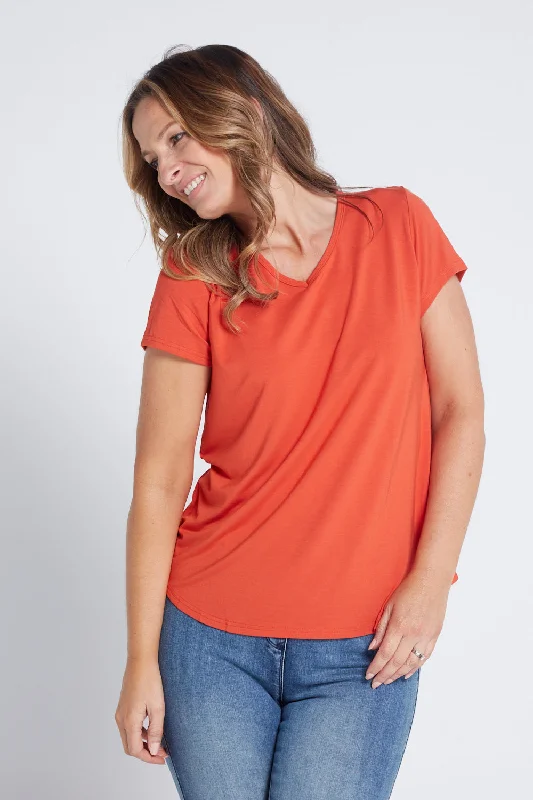 Bamboo Tee - Tangerine