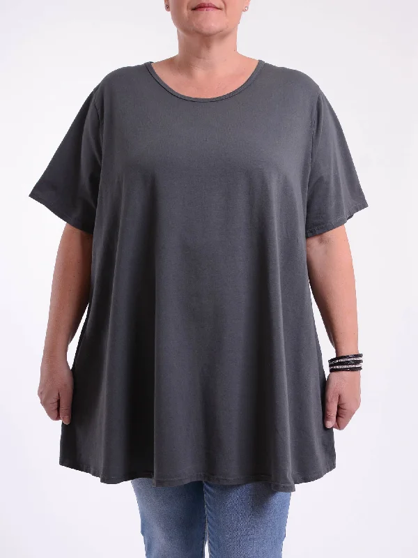 Size 2 - 24 26 28 30 32 / Charcoal Grey