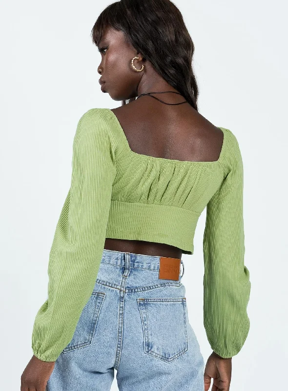 Hart Long Sleeve Top Green