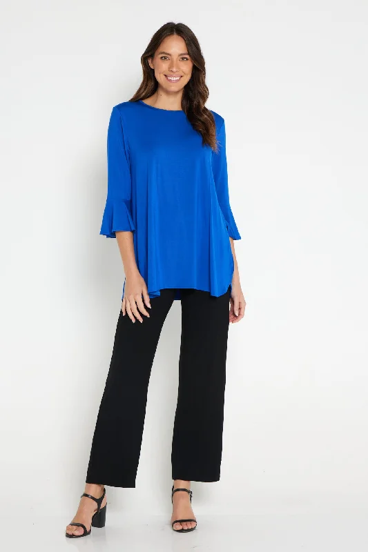 Lacey Bamboo Top - Royal Blue