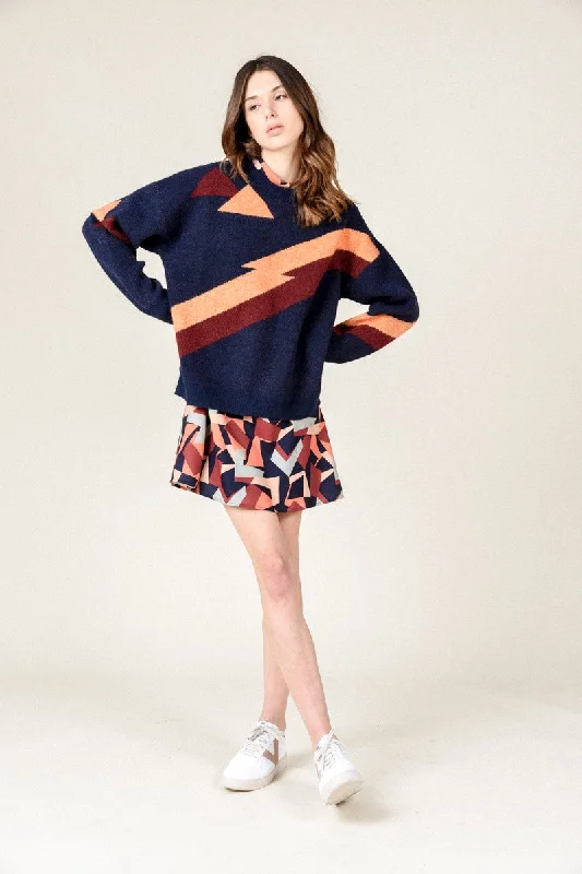 Lili Sidonio Lightning Print Sweater