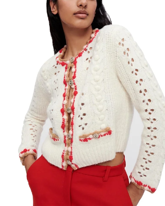 Maje Wool-Blend Cardigan