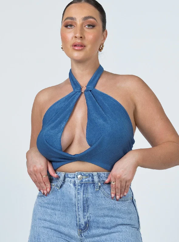 Monroe Top Blue