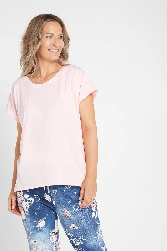 Nell Cotton Tee - Pink