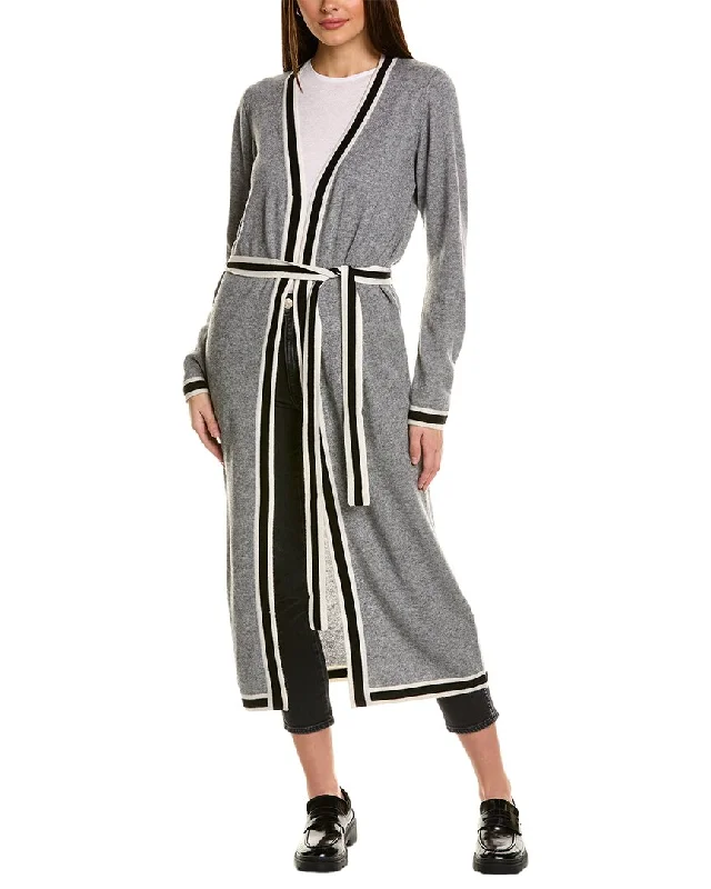 Scott & Scott London Maxi Tia Long Wool & Cashmere-Blend Cardigan