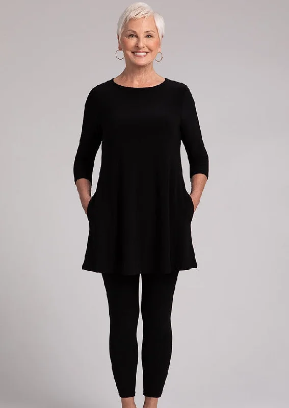 Sympli - Trapeze Tunic 3/4 Sleeve