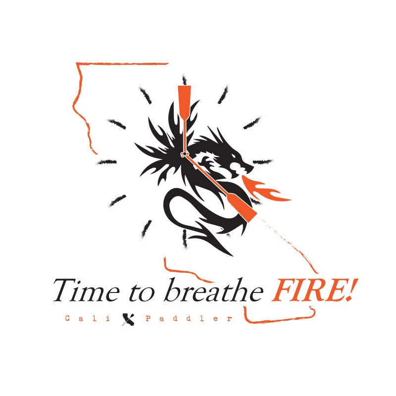 Time to Breathe Fire Mock-Twist Hoodie