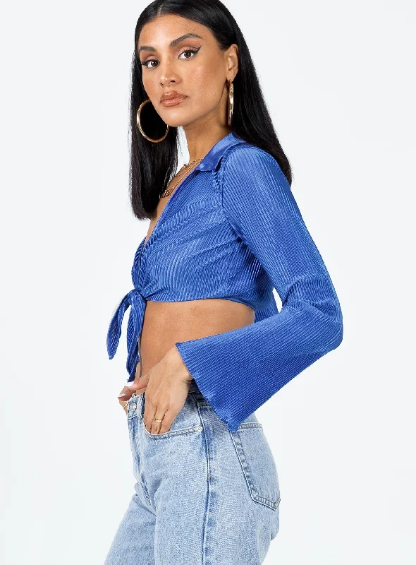 Venga Long Sleeve Top Blue