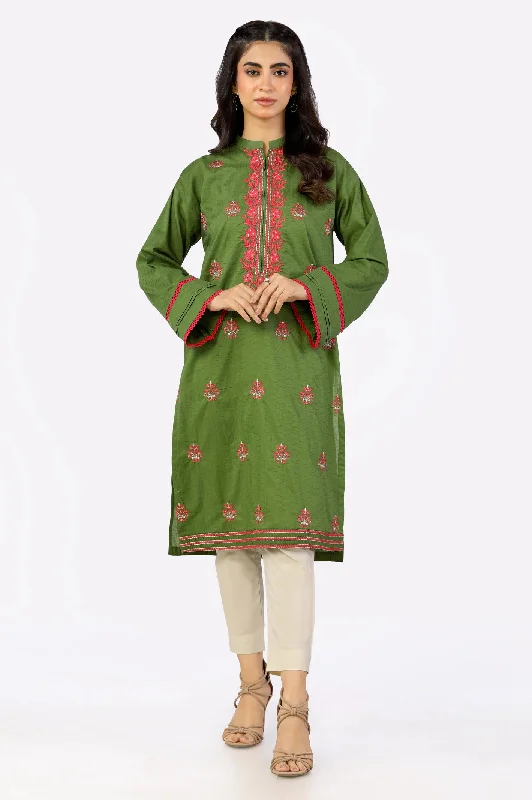 Green Embroidered Kurti