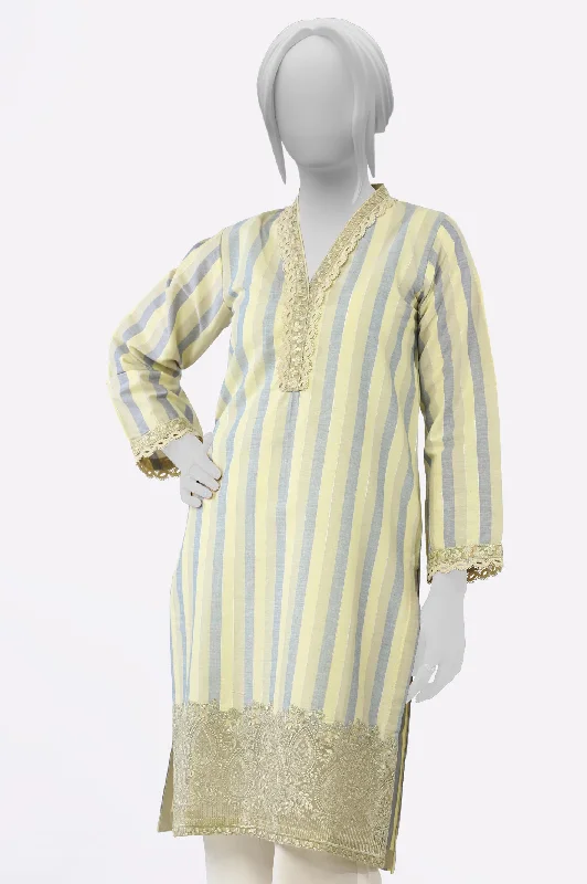 Pistachio Embroidered Kurti