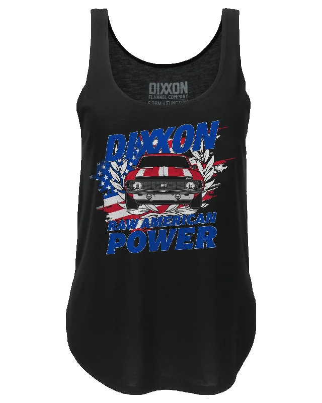 Women's Raw American Power Flowy Tank