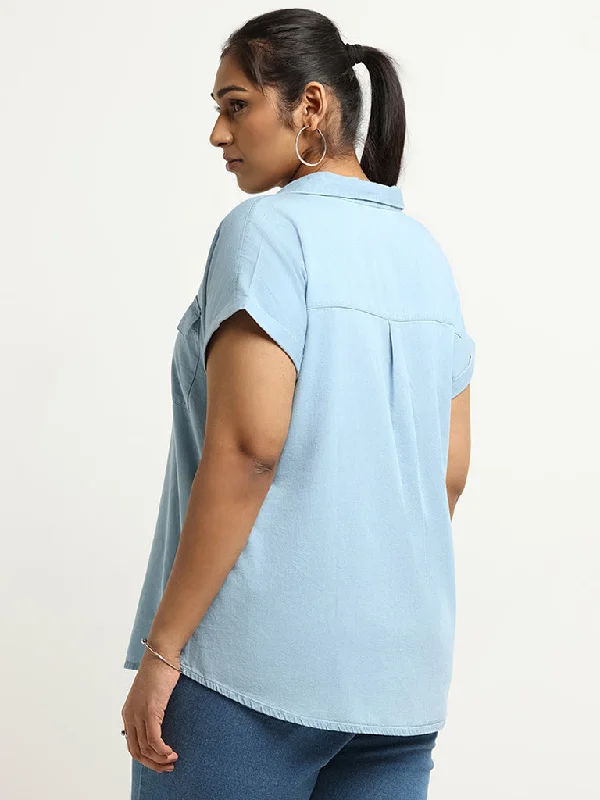 Gia Blue Denim Shirt