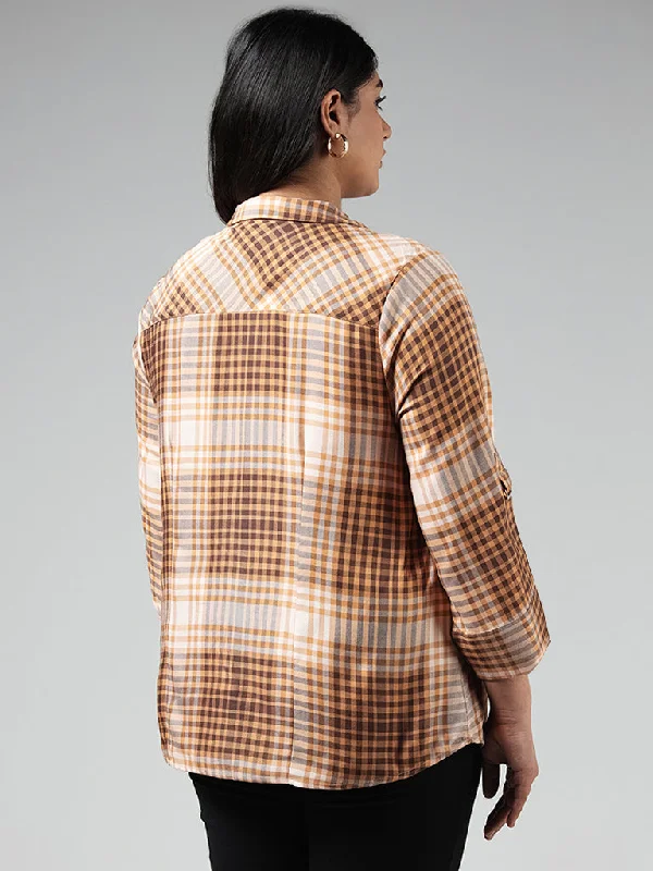 Gia Yellow Checked Top