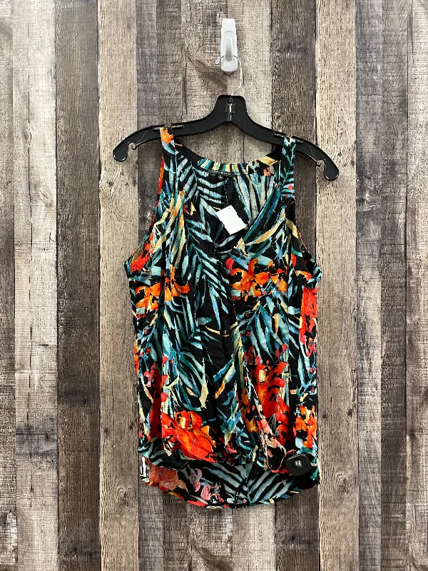 Multi-colored Top Sleeveless Staccato, Size L