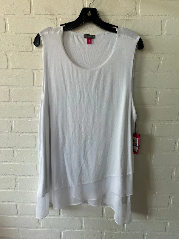 White Top Sleeveless Vince Camuto, Size Xl