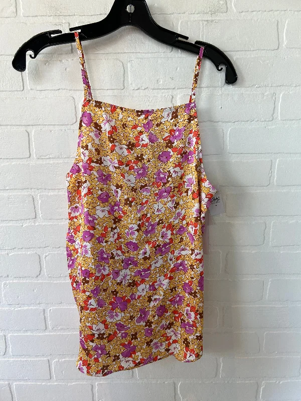 Yellow Top Sleeveless Ann Taylor, Size M