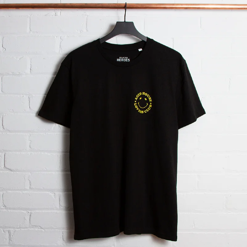 Acid House Lovers Back Print - Tshirt - Black