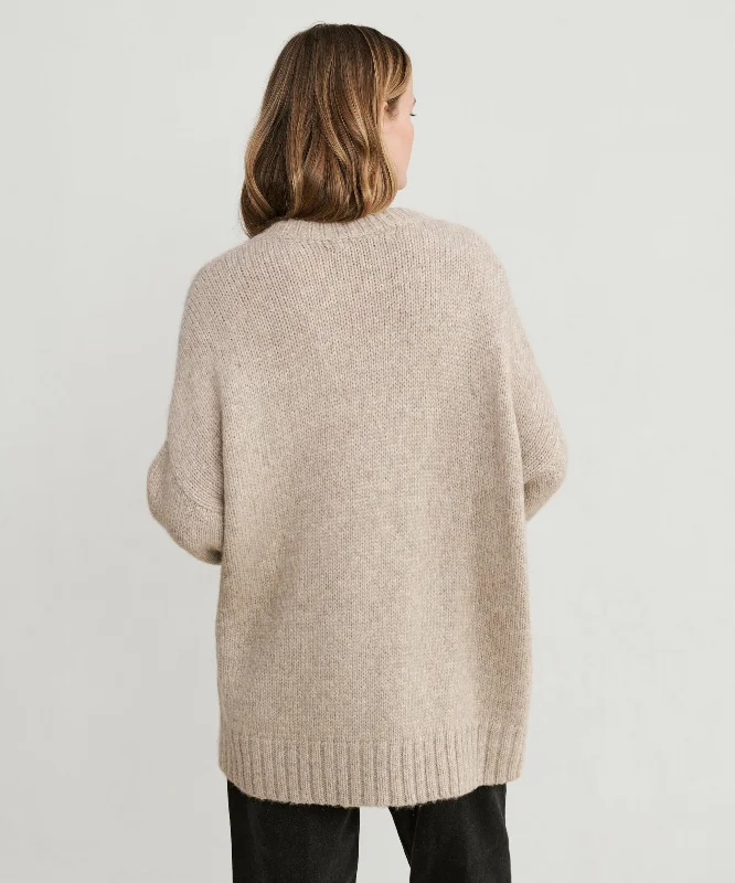 Alpaca Cocoon Crewneck