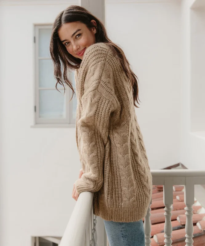 Cable Cocoon Cardigan