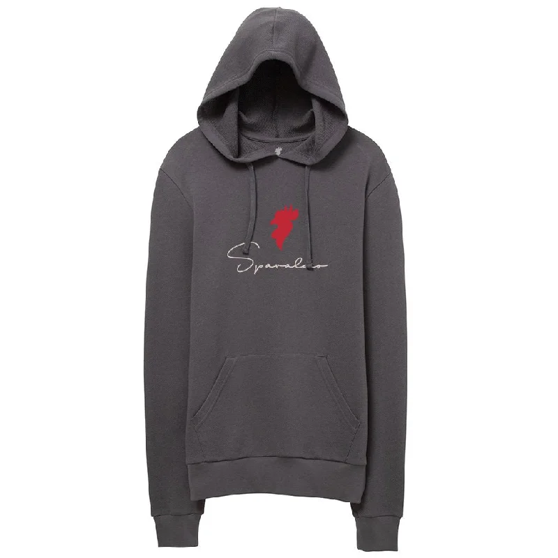 Weekender Hoodie Dark Grey/Red Logo