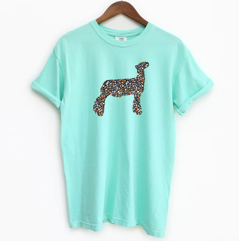 Colorful Cheetah Lamb ComfortWash/ComfortColor T-Shirt (S-4XL) - Multiple Colors!