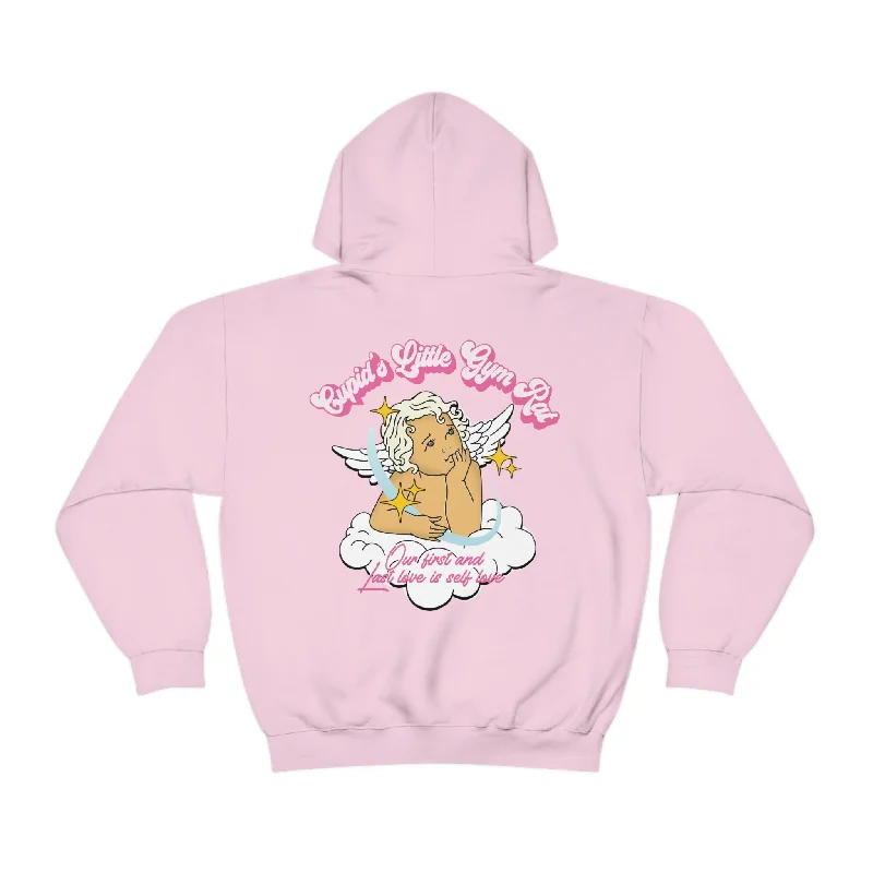 CUPID'S LITTLE GYM RAT- HOODIE