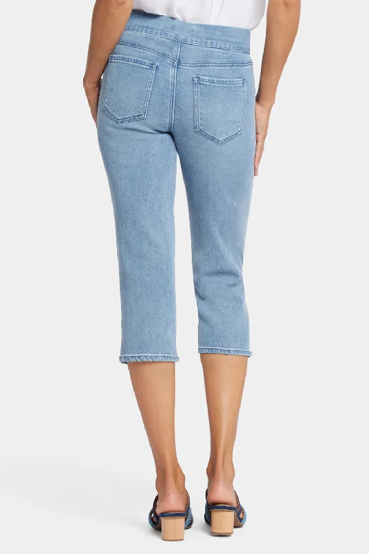 Dakota Crop Pull-On Jeans  - Corfu