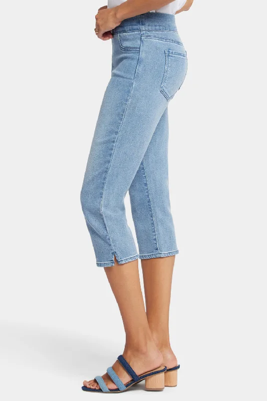 Dakota Crop Pull-On Jeans  - Corfu